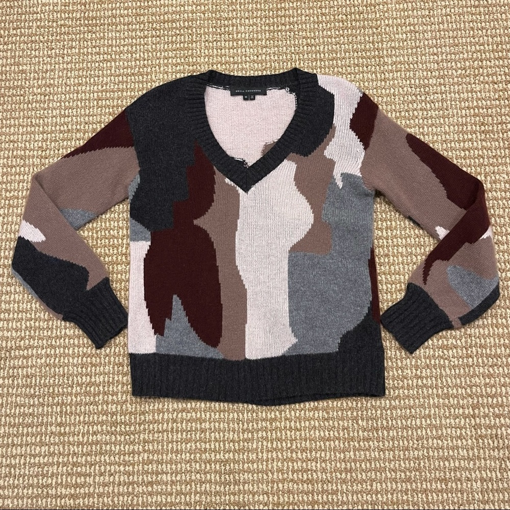 Skull Cashmere Cayenne Camo Sweater XS - Picture 3 of 8
